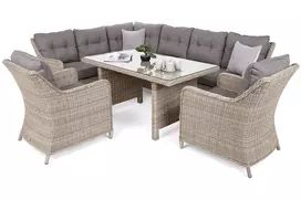 Kampinis lauko baldų komplektas California Beige