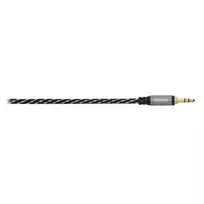 Avinity Audio Cable, 3.5 mm jack plug/plug, stereo, fabric, gold