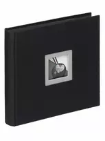 Albumas  WALTHER FA-209-B B&W 26x25 50psl juodi | kampučiai/lipdukai | knyginio rišimo | lininis | viršelyje vieta nuotraukai