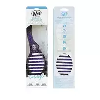Wet Brush Shower Detangler Purple Glitter - Plaukų šepetys