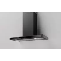 Montuojamas prie sienos kamino tipo gartraukis Esistyle Moon Wall 60 BLACK Motor on Board