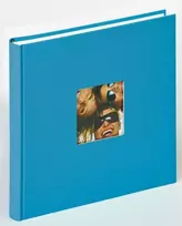 Albumas WALTHER FA-205-U Fun ocean blue 26X25/40psl, balti lapai | kampučiai/lipdukai | knyginio rišimo | viršelyje keičiama nuotrauka