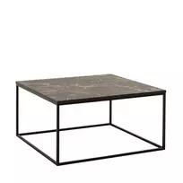 Kavos staliukas, Hanah Home, juodas Marmuras, 80 x 42 x 80, cm
