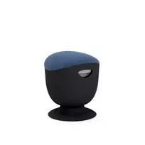 Up Up Seul ergonominė balansinė kėdė Juoda, D47 Mėlynas audinys