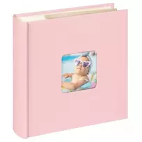 Albumas WALTHER ME-110-BR Fun rose 10x15 200, balti lapai | kišeninis | knyginio rišimo | viršelyje keičiama nuotrauka
