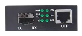 Intellinet 508193 Media Konwerter 10GBase-T ir 10GBase-R, 1x 10GB SFP+/10GB RJ45