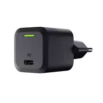 „Green Cell“ 1x USB-C 33 W GaN, juoda