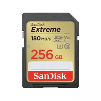 256GB SanDisk Extreme SDHC 180MB/s
