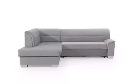 Kampinė sofa Bergen su patalynės dėže, audinys Monolith 84, Monolith 85