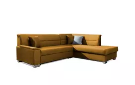 Kampinė sofa Bergen su patalynės dėže, audinys Monolith 48