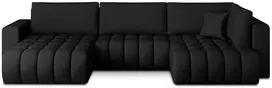 Kampinė sofa Bonito su patalynės dėže, audinys Softis 11