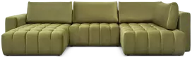 Kampinė sofa Bonito su patalynės dėže, audinys Loco 33