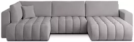 Kampinė sofa Bonito su patalynės dėže, audinys Nube 3