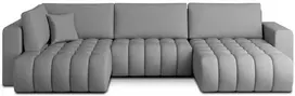 Kampinė sofa Bonito su patalynės dėže, audinys Flores 4