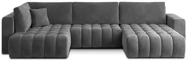 Kampinė sofa Bonito su patalynės dėže, audinys Sola 6