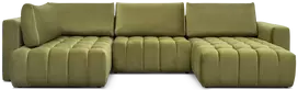 Kampinė sofa Bonito su patalynės dėže, audinys Loco 33
