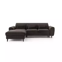 Kampinė sofa Foble su patalynės dėže, audinys Velvetmat 22