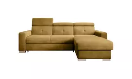 Kampinė sofa Fresia su patalynės dėže, audinys Loco 45