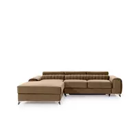 Kampinė sofa Grayson su patalynės dėže, audinys Nube 20