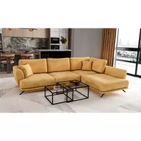 Kampinė sofa Larde su patalynės dėže, audinys Loco 45