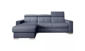 Kampinė sofa Fresia su patalynės dėže, audinys Poco 40