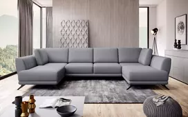 Kampinė sofa Larco su patalynės dėže, audinys Poco 4