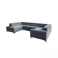 Kampinė sofa Louis su patalynės dėže, audinys Gojo 40
