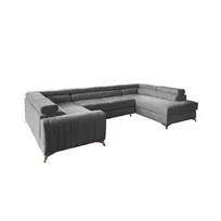Kampinė sofa Louis su patalynės dėže, audinys Gojo 5