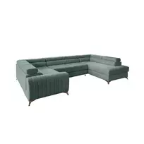 Kampinė sofa Louis su patalynės dėže, audinys Poco 100