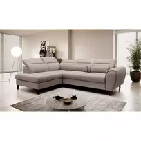 Kampinė sofa Noble su patalynės dėže, audinys Poco 7