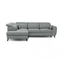 Kampinė sofa Noble su patalynės dėže, audinys Savoi 100