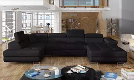 Kampinė sofa Rodrigo su patalynės dėže, audinys Sawana 14