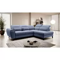 Kampinė sofa Noble su patalynės dėže, audinys Gojo 40