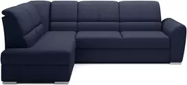 Kampinė sofa Siber su patalynės dėže, audinys Poco 40
