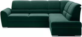 Kampinė sofa Siber su patalynės dėže, audinys Lukso 35
