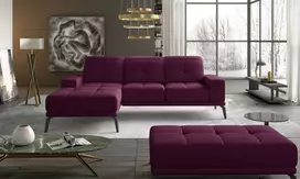 Kampinė sofa Torrense, audinys Mat Velvet 68