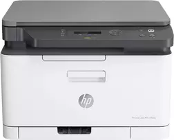 HP spalvotas lazerinis MFP 100 serijos spausdinimas: iki 18 ppm juodos spalvos ir 4 ppm spalvotas; Iki 600 x 600 x 2 bitų dpi; Iki 20 000 puslapių per mėnesį darbo ciklas; 128MB RAM
