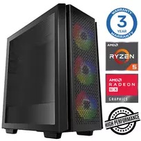 INTOP Ryzen 5 5500 16GB 500SSD M.2 NVME RX580 8GB be OS
