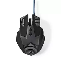 Pelė Nedis GMWD200BK Gaming Mouse Black