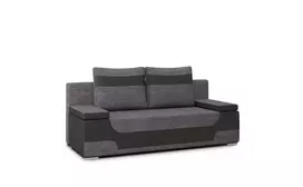 Sofa - lova Area su patalynės dėže pilka, Sawana 05, Soft 11
