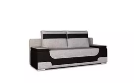 Sofa - lova Area su patalynės dėže pilka, Berlin 01, Soft 11