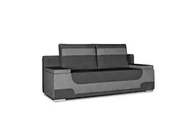 Sofa - lova Area su patalynės dėže pilka, Dora 96, Dora 90
