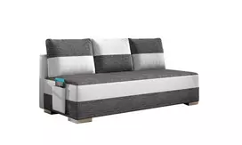Sofa - lova Atila su patalynės dėže pilka, Berlin 02, Soft 17