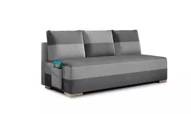 Sofa - lova Atila su patalynės dėže pilka, Soro 93, Soro 83