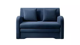 Sofa - lova Ario su patalynės dėže mėlyna, Nube 40, Nube 40