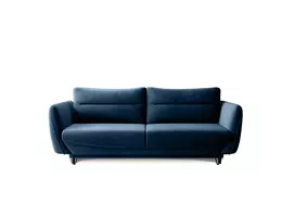 Sofa - lova Silva su patalynės dėže mėlyna, Lukso 40