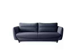 Sofa - lova Silva su patalynės dėže mėlyna, Poco 40