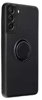 Mocco Pastel Ring silikoninis nugaros dėklas, skirtas Samsung Galaxy A54 5G Black