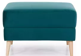 Pufas Asgard, žalias, audinys Mat Velvet 75