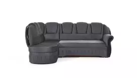 Kampinė sofa Lord su patalynės dėže, audinys Nube 6